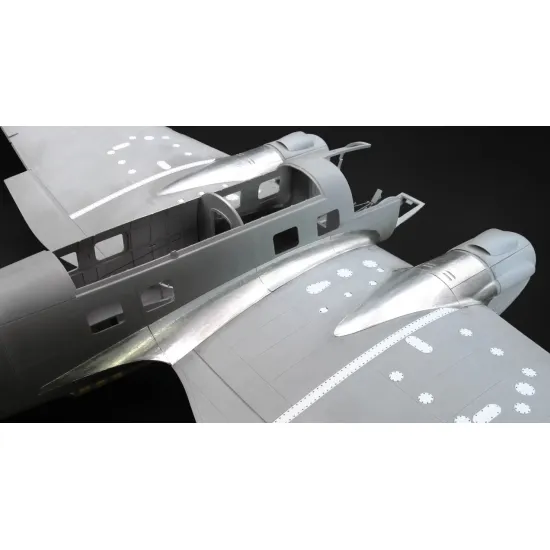 Metallic Details Mdm4830 1/48 He 111h-3 H-6 Exterior Panels Icm Accessories Kit
