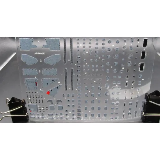 Metallic Details Mdp48020 1/48 Mi-24vp Hatches And Panels Zvezda Accessories Kit
