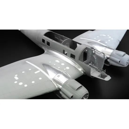 Metallic Details Mdp48026 1/48 He 111h-3 / H-6 Hatches Exterior 3d Decals For Icm