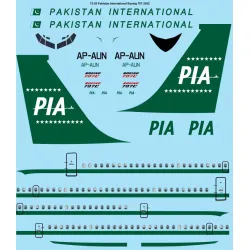26decals 72-55 1/72 Pia Delivery Boeing 707-320c Laser Decal For Aircraft