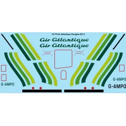 26decals 72-75 1/72 Air Atlantique Douglas Dc-3 Decal For Aircraft