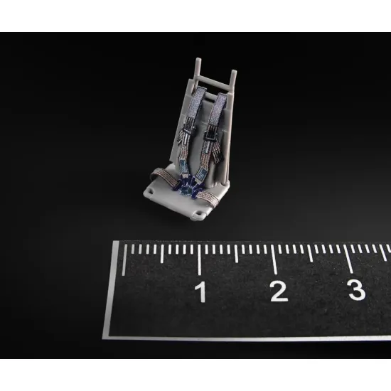 Metallic Details Mdp48038 1/48 Cabin Seatbelt For Uh-60 Black Hawk Set For 15 Seats