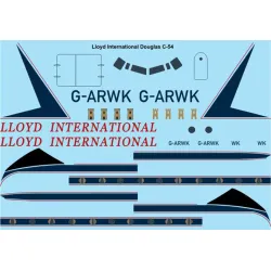 26decals 72-88 1/72 Lloyd International Douglas C-54 Decal For Aircraft