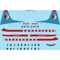 26decals 72-89 1/72 Bks Viscount 700 Decal For Aircraft