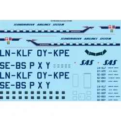 26decals 72-105 1/72 Decal Sas Convair 440 Accessories For Aircraft