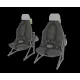 Metallic Details Mdr48290 1/48 Pilot Seats For Uh-60 Black Hawk Sh-60 Seahawk Mh-60 Early Version 3d Printed Detail Set For 2 Seats Helicopter Cockpit Upgrade For Scale Models