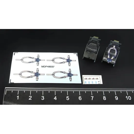 Metallic Details Mdr48292 1/48 Pilot Seats For Uh-60 Black Hawk Sh-60 Seahawk Mh-60 Late Version 3d Printed Detail Set For 2 Seats Helicopter Cockpit Upgrade
