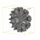 Metallic Details Mdr48295 1/48 Bramo 323 Fafnir Radial Engine 3d Printed Detail Set
