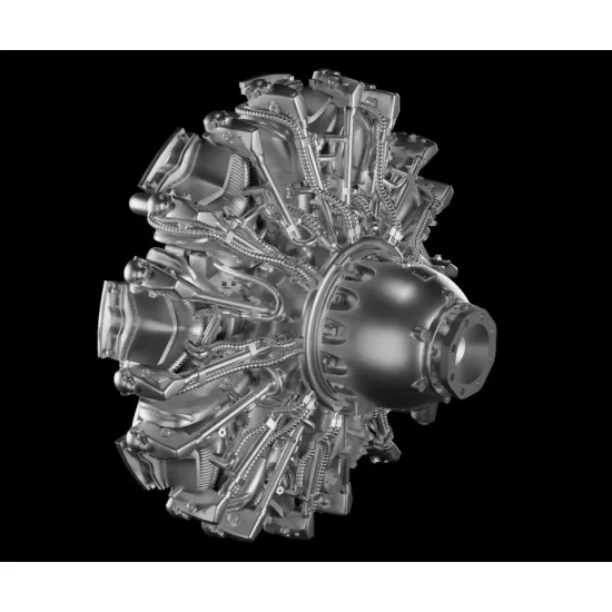 Metallic Details Mdr48295 1/48 Bramo 323 Fafnir Radial Engine 3d Printed Detail Set