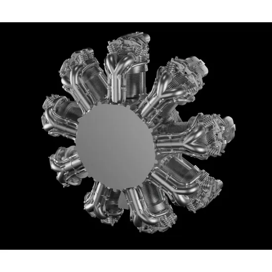 Metallic Details Mdr48296 1/48 Bristol Jupiter Viii Radial Engine 3d Printed Detail Set