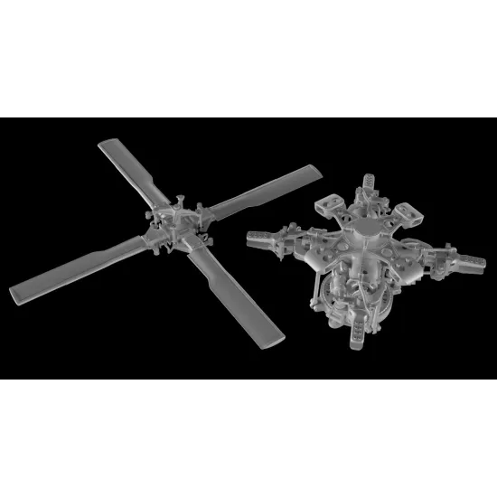 Metallic Details Mdr48299 1/48 Main And Tail Rotor Set For Mh-60 Uh-60 Hh-60 Pave Hawk 3d Printed Detail Upgrade