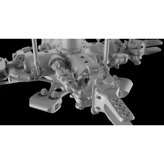 Metallic Details Mdr48299 1/48 Main And Tail Rotor Set For Mh-60 Uh-60 Hh-60 Pave Hawk 3d Printed Detail Upgrade