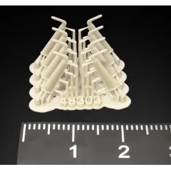 Metallic Details Mdr48303 1/48 Pitot Tube For Usaaf World War Ii Aircraft Models Scale Aircraft Accessory