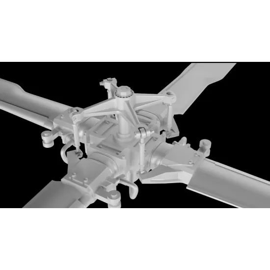 Metallic Details Mdr3530 1/35 Tail Rotor For Mh-60 Uh-60 Black Hawk Hh-60 Pave Hawk 3d Printed Detail Set Helicopter Upgrade Parts For Scale Models