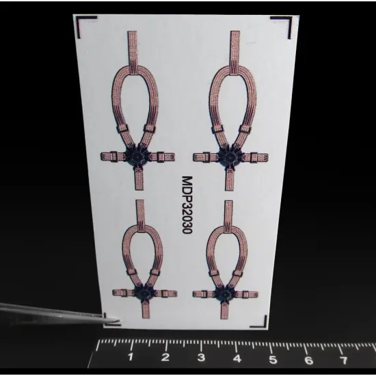 Metallic Details Mdp32030 1/32 3d Pilot Seatbelt Decals For Uh-60 Black Hawk Set For 4 Seats