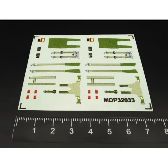 Metallic Details Mdp32033 1/32 3d Seatbelt Decals For Martin-baker Mk 9 Ejection Seat Set For 2 Seats