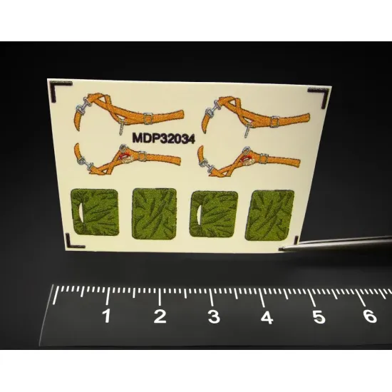 Metallic Details Mdp32034 1/32 Ussr Wwii Aircrew Parachutes Set For 2 Seats