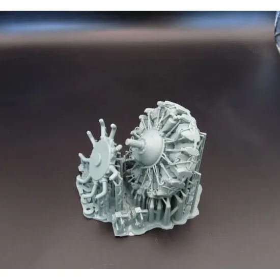 Metallic Details Mdr3256 1/32 Wright Cyclone R-1820 Late 3d Engine Detail Set For B-17 Flying Fortress Sbd Dauntless Tbf Avenger F4f Wildcat Wwii Aircraft Models