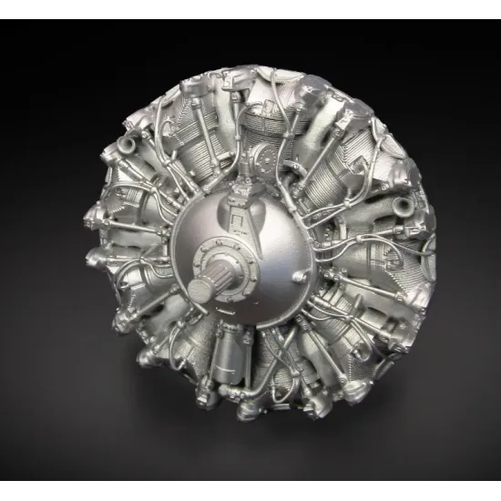 Metallic Details Mdr3256 1/32 Wright Cyclone R-1820 Late 3d Engine Detail Set For B-17 Flying Fortress Sbd Dauntless Tbf Avenger F4f Wildcat Wwii Aircraft Models