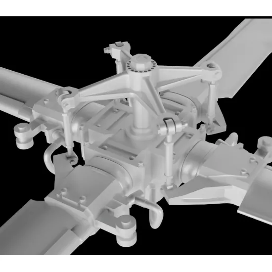 Metallic Details Mdr3267 1/32 Tail Rotor For Mh-60 Uh-60 Black Hawk Hh-60 Pave Hawk 3d Printed Detail Set Helicopter Upgrade Parts For Scale Models