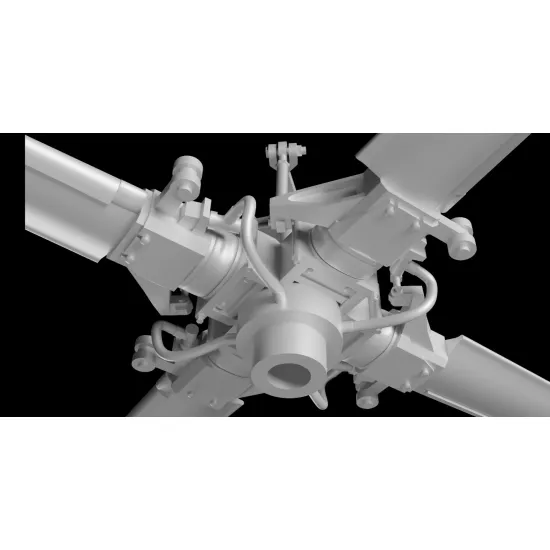 Metallic Details Mdr3267 1/32 Tail Rotor For Mh-60 Uh-60 Black Hawk Hh-60 Pave Hawk 3d Printed Detail Set Helicopter Upgrade Parts For Scale Models