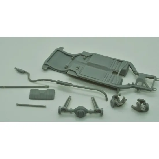 Diolex Dp24095 1/25 3d Print Resin Not Cast Kit Willys Aero 1952