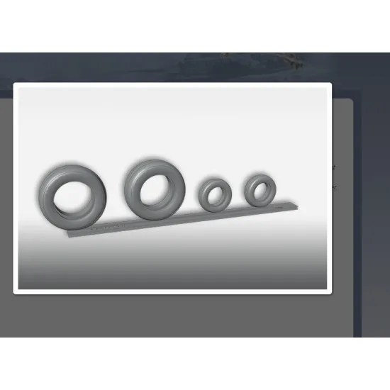 Print Scale Psr32021 1/32 Spitfire Slipper Drop Tank 90 Gallons 1 Pc Accessories Kit