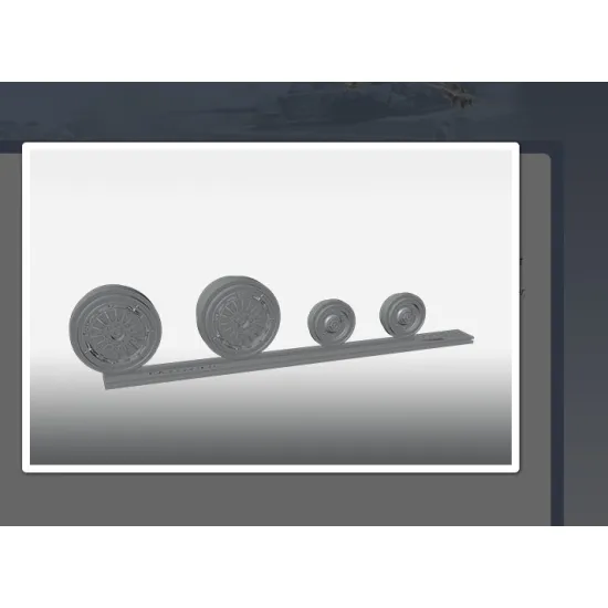 Print Scale Psr32021 1/32 Spitfire Slipper Drop Tank 90 Gallons 1 Pc Accessories Kit