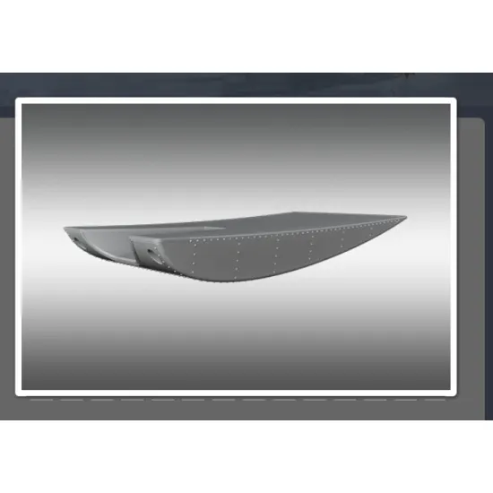 Print Scale Psr72031 1/72 Spitfire Slipper Drop Tank 45 Gallons 2 Pcs Resin Model