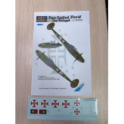 Lf Models C48150 1/48 Lockheed P-38g-1 Over Portugal Decal For Hasegawa, Eduard