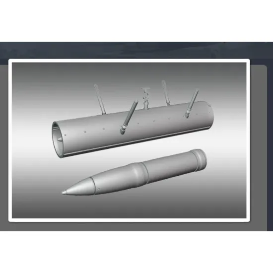 Print Scale Psr72035 1/72 Werfer-granate 21 Wgr 21 For Fw-190 2 Pcs Resin Model