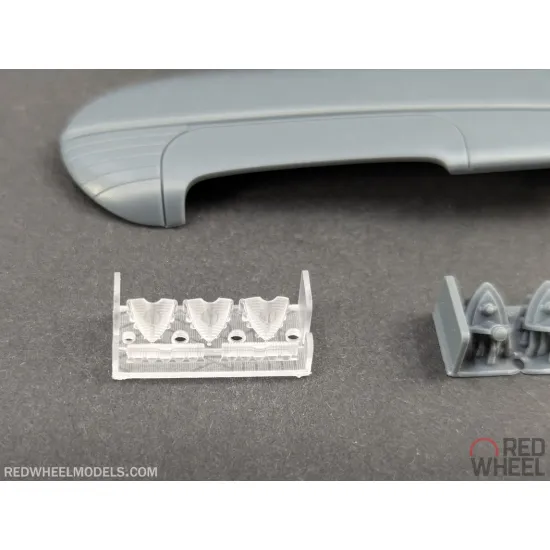 Red Wheel 25006 1/25 48 Cadillac Tail Fins Custom Kit Resin Model