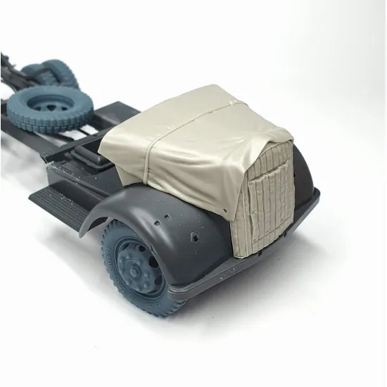 Pimp My Miniatures Afvs35-005 1/35 Opel Blitz Engine Deck With Winter Canvas Cover Tamiya Kit