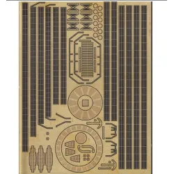 Orel393/1 1/200 Photo-etched For Paper Model Uss Dictator