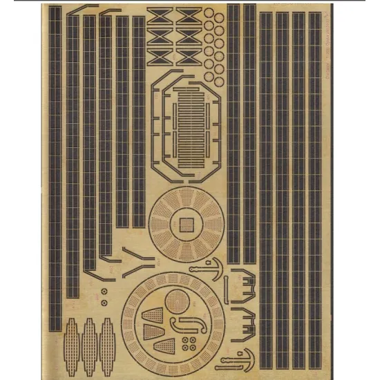 Orel393/1 1/200 Photo-etched For Paper Model Uss Dictator