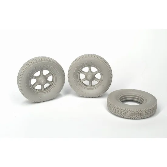 Pimp My Miniatures Afvs35-015 1/35 Sd.kfz 7 Front Wheels With Spare Weighted Type 1