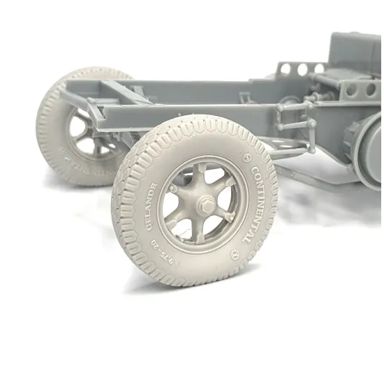 Pimp My Miniatures Afvs35-016 1/35 Sd.kfz 7 Front Wheels With Spare Weighted Type 2