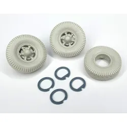 Pimp My Miniatures Afvs35-019 1/35 Sd.kfz 9 Famo Front Wheels With Spare Weighted Type 1