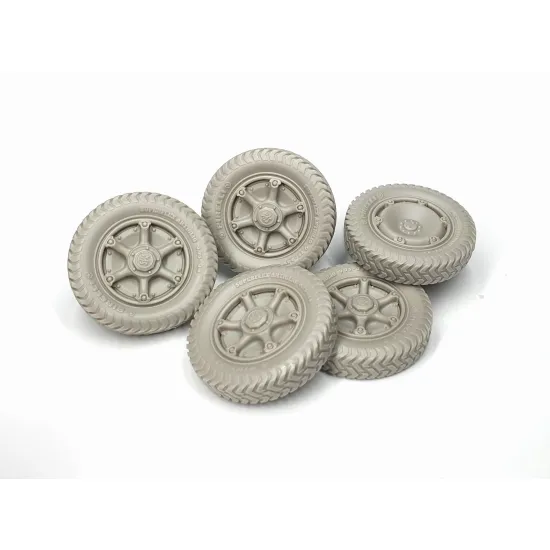 Pimp My Miniatures Afvs35-023 1/35 Autoblinda Road Wheels Weighted Ab 41-43 Type 2