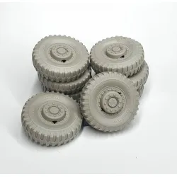 Pimp My Miniatures Afvs35-027 1/35 M26 Dragon Wagon Road Wheels Weighted With Trailer Wheels