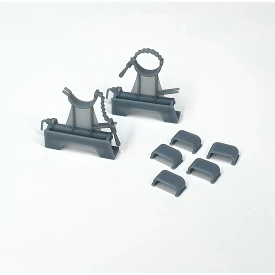 Pimp My Miniatures Afvs35-042 1/35 Travel Lock For Panther Barrel Final Db Ver And Ausf. F Hull Standing Position 2 Pcs