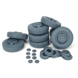Pimp My Miniatures Afvs35-052 1/35 Sd.kfz 234 Road Wheels Set With Spare Weighted Type 1