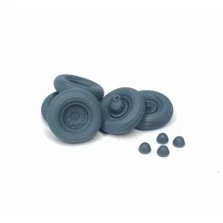 Pimp My Miniatures Afvs35-058 1/35 Vw Kubelwagen Ballon Road Wheels Weighted Type 1