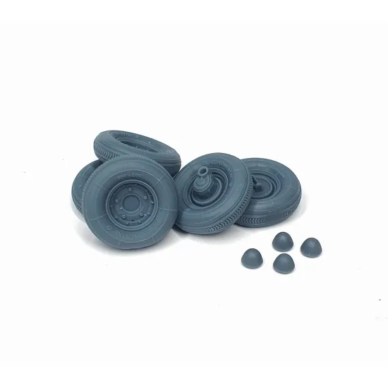 Pimp My Miniatures Afvs35-058 1/35 Vw Kubelwagen Ballon Road Wheels Weighted Type 1