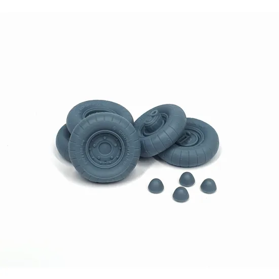 Pimp My Miniatures Afvs35-059 1/35 Vw Kubelwagen Ballon Road Wheels Weighted Type 2