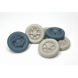 Pimp My Miniatures Afvs35-069 1/35 Autoblinda Ferroviaria Road Wheels Weighted Ab 41-43 Type 2