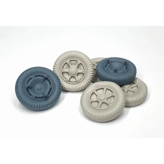 Pimp My Miniatures Afvs35-069 1/35 Autoblinda Ferroviaria Road Wheels Weighted Ab 41-43 Type 2