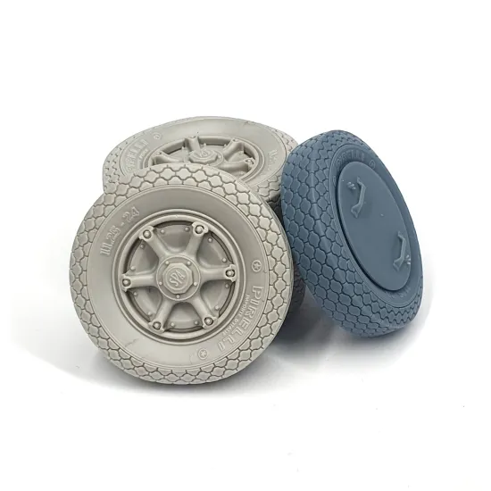 Pimp My Miniatures Afvs35-082 1/35 Camionetta As 42 Sahariana Road Wheels With Spare Weighted Type 1