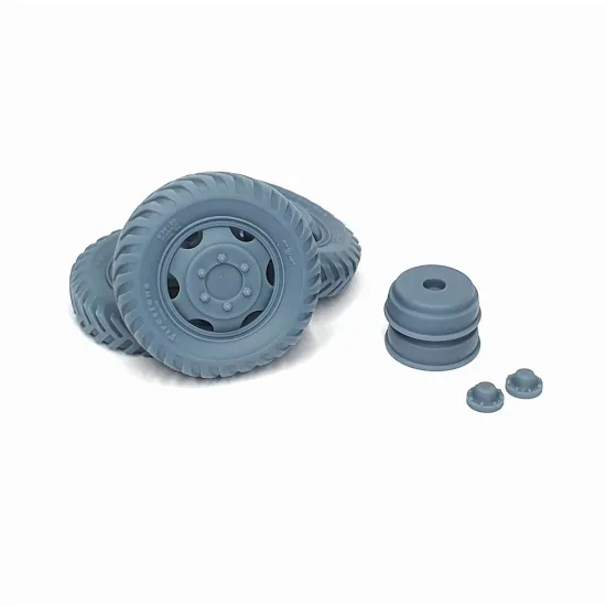 Pimp My Miniatures Afvs35-091 1/35 M2/M3/M16 Halftrack Front Wheels Set With Spare Weighted Type 2