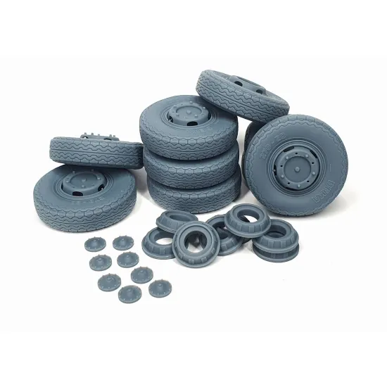 Pimp My Miniatures Afvs35-094 1/35 Sd.kfz 234 Road Wheels Set With Spare Weighted Type 5